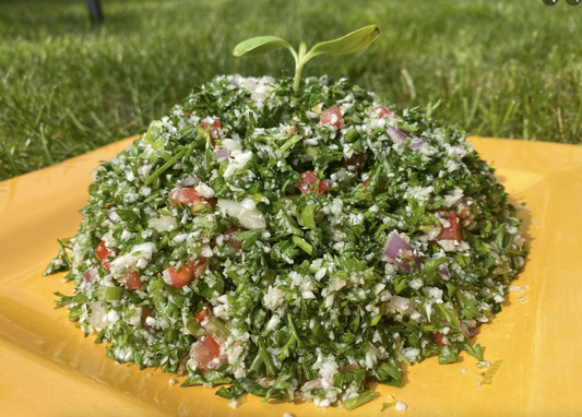 RAW VEGAN TABBOULEH SALAD