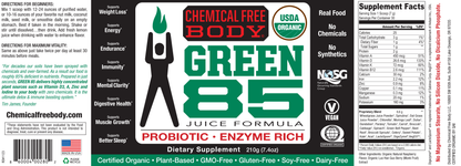 Green 85 Label