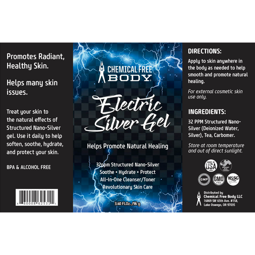 NANO SILVER GEL Chemical Free Body