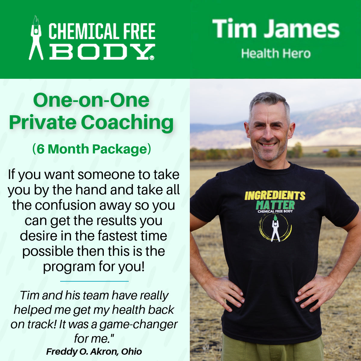 One-on-One Private Coaching (6 Months)