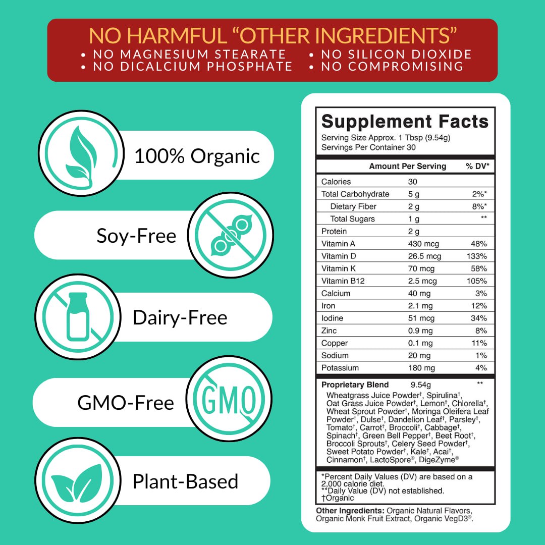GREEN 85 JUICE FORMULA WITH D3